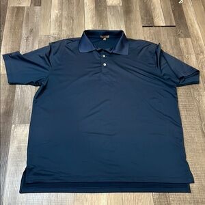 Peter Millar Summer Comfort Blue Polo Shirt‎ size XL